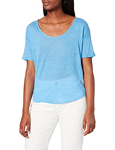 Naf Naf Damska koszulka Oakila Mc, Pensee-blau, S