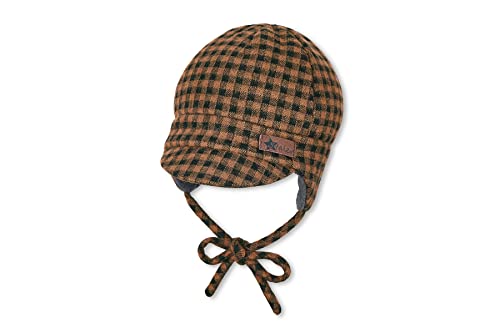 Sterntaler Niemowlęta chłopięca czapka z daszkiem, brązowy, 47 cm