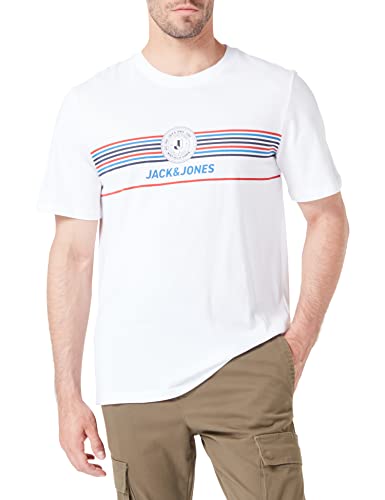 Bestseller A/S Jcovibe Tee Ss Crew Neck T-shirt męski, biały, XXL, biały, XXL