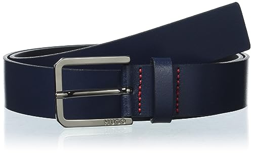 HUGO Męski pasek Gengol_Sz35, granatowy 410, 80, Navy410