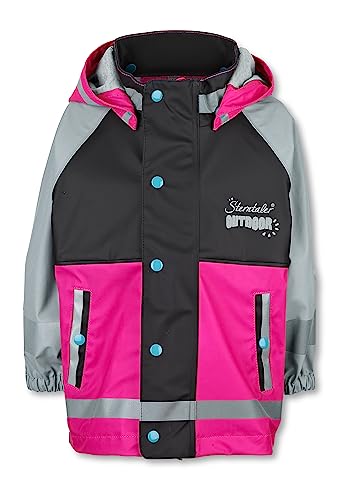Sterntaler Kurtka funkcyjna przeciwdeszczowa dla niemowląt unisex, Rosa, 122 cm