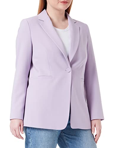Gerry Weber Damska kurtka 130007-31386 dżinsowa + tkanina, miękka lawenda, 46, Soft Lavender