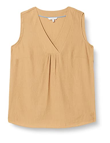 TRIANGLE bluzka damska bez rękawów, Brown, 50