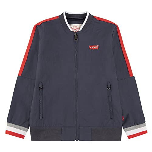 Levi's Kids Chłopięca taśma LVB szczegółowa bomberka 8EH381 odzież wierzchnia, atrament indyjski, 2 lata, Tusz Indie, 24 miesi?cy