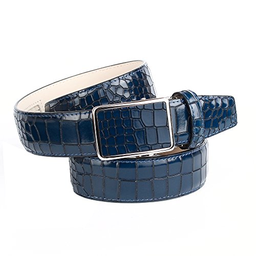 Anthoni Crown Pasek męski, Blau (Blau 080), 115 cm