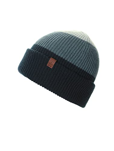 BICKLEY + MITCHELL Men's Color Block Turncuff Mens 1019-01-12-33 czapka beanie, granatowa, jeden rozmiar