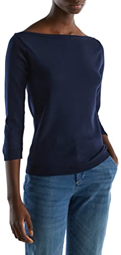 United Colors of Benetton Sweter damski, Blu Scuro 016, S