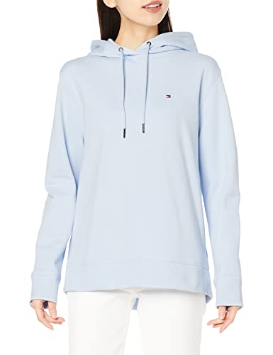 Tommy Hilfiger Bluza damska z kapturem Regular, Niebieski bryzowy, XXS