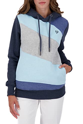 Alife and Kickin LeniAK A bluza damska z kapturem, bluza z kapturem, sweter XS-XXL, granatowa melanż, M, granatowy melanż