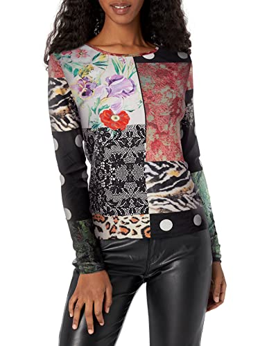 Desigual T-shirt damski Ts_kentin, wielokolorowy, S