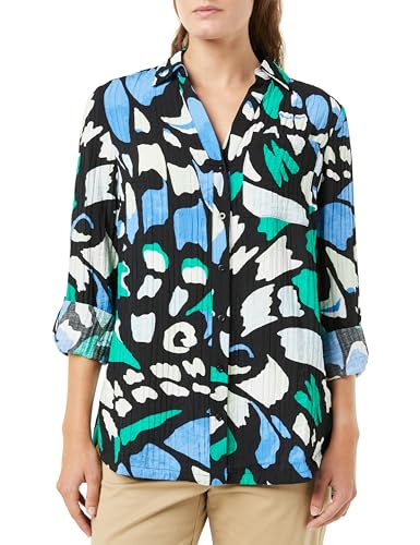 s.Oliver Bluzka damska, długi rękaw, Wielokolorowy | Czarny 99b0, 44