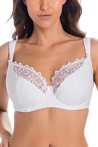 Teyli Biustonosz damski częściowo usztywniany Eco Exclusive, biały, 95G