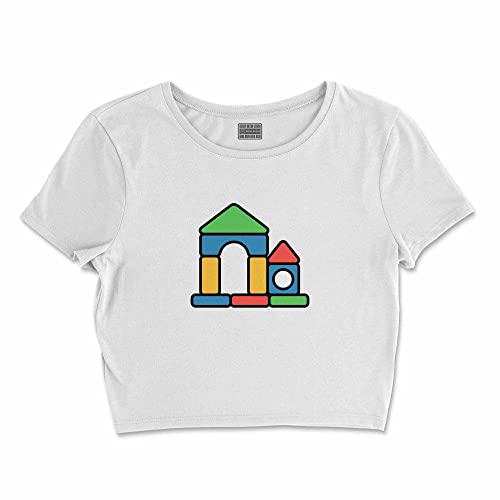 Bona Basics, Damski T-shirt basic, z nadrukiem cyfrowym, 100 bawełny, biały, swobodny, damski top, rozmiar: XL, biały, XL