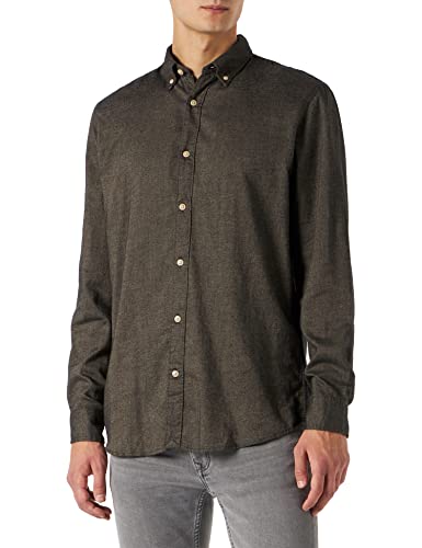 SELECTED HOMME Męska koszula flanelowa, chinchilla, S