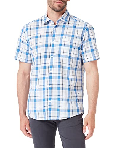 s.Oliver koszula męska z krótkim rękawem, Blau, XL