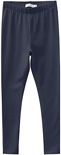 NAME IT Nkfdavina Solid SWE Bru N Noos legginsy dziewczęce, Dark Sapphire, 158 cm