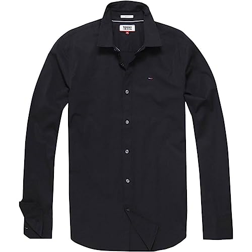 Tommy Hilfiger Koszule L/S/tkane topy, Tommy Black, XXS