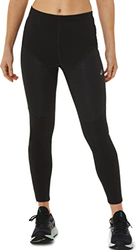 Legginsy ASICS Zima Run Tight Top, wydajność czarna, S Kobiety, Czarno-szare, S