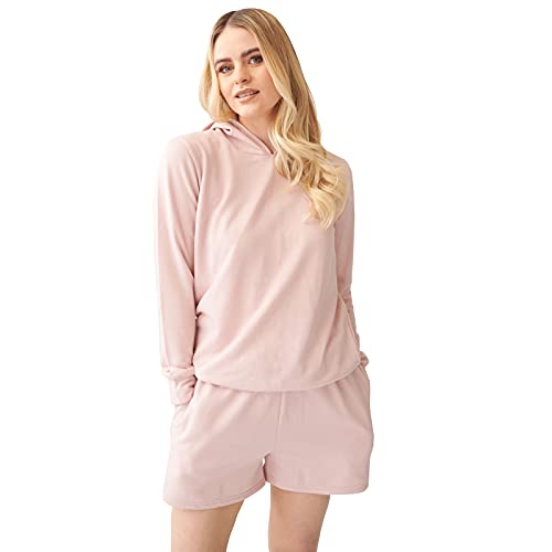 OHS Sweter damski z kapturem, Blush-LRG, bluza z kapturem, duża