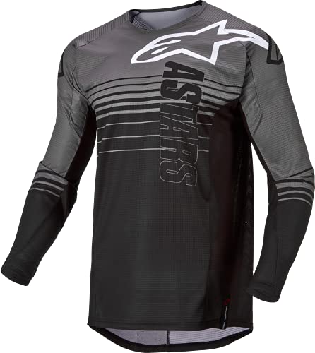Alpinestars Techstar Graphite Motocross Jersey, ciemnoszary/czarny, M