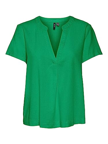 VERO MODA Vmmymilo Ss WVN Ga Top damski, jasnozielony, L
