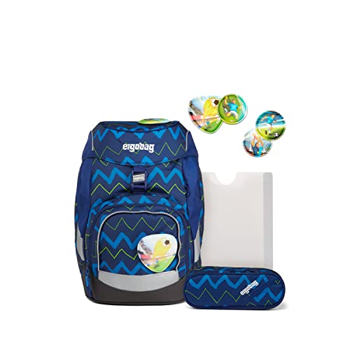 ergobag Prime School Packpack Single, Plecak Młodzieżowy, unisex, wielokolorowy,