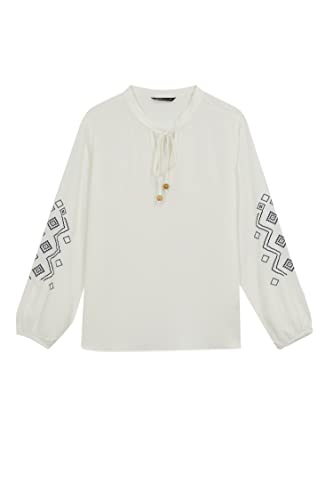 DeFacto Damska bluza, écru, S