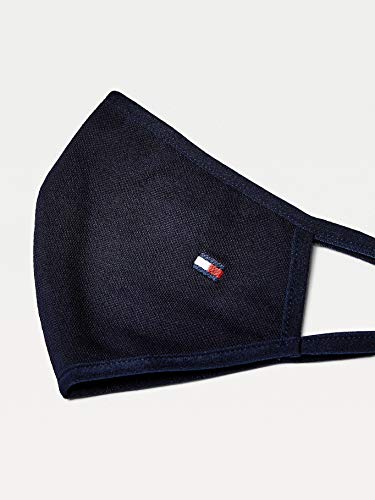 Tommy Hilfiger Męski pokrowiec na twarz modny szalik, pustynne niebo, OS