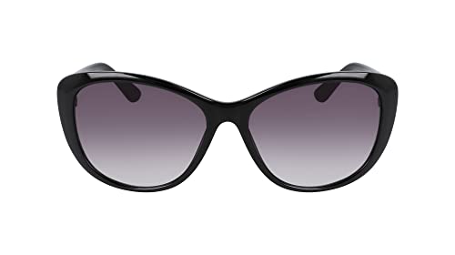 Nautica Damskie okulary przeciwsłoneczne N2242S, czarne, jeden rozmiar, Czarny, Rozmiar uniwersalny