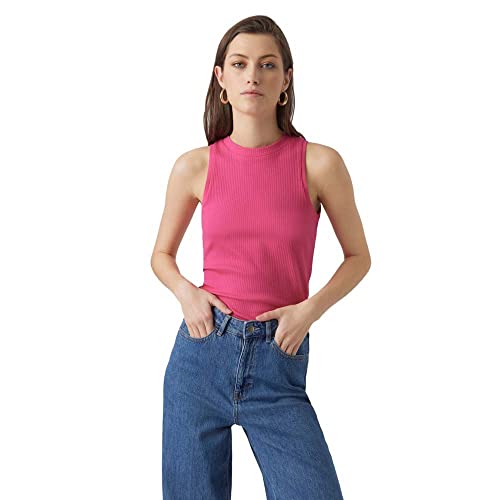 VERO MODA Women's VMKERRY 2/4 O-Neck TOP VMA JRS NOOS T-Shirt, Reseda, M, Reseda, M