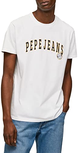 Pepe Jeans Koszulka męska Ronell, biały, XS