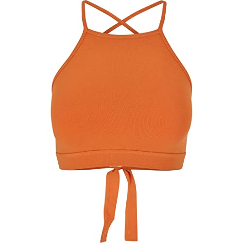Urban Classics Damska koszulka damska z trójkątnym topem, Vinatgeorange, S