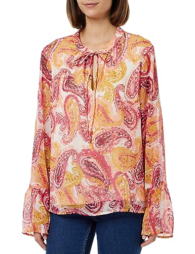Vila Damska bluzka z nadrukiem Vifalia Fine L/S Top/Su, Love Potion/Aop:fine, 40