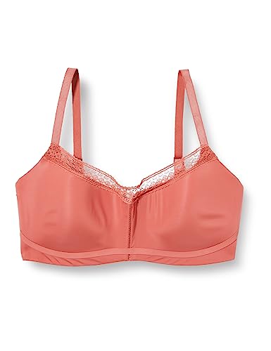 S by sloggi Damski biustonosz Subtle Soft, Candid Orange, XL Plus