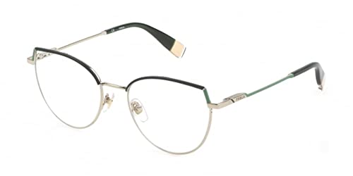 Furla Damskie okulary przeciwsłoneczne Vfu585, błyszczące złoto W/Coloured Parts, 62, Błyszczące złoto W/Coloured Parts