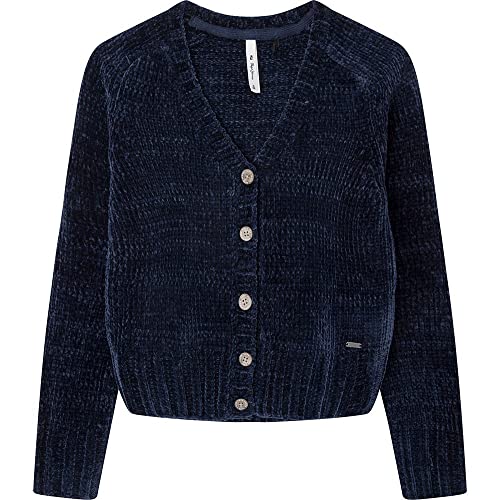 Pepe Jeans Dziewczęcy kardigan Xexilia, 594 dulwich, 10 Lata