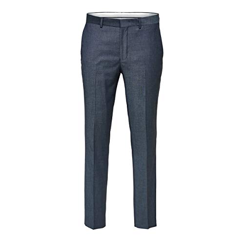 SELECTED HOMME Slhslim-mylobill Lt Blue Strc TRS B Noos Eleganckie Spodnie Męskie, Niebieski, 52