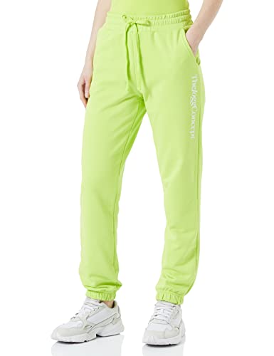 THEJOGGCONCEPT Damskie spodnie do biegania JCSAFINE 130550 / Lime Punch, XL, 130550 / Lime Punch, XL