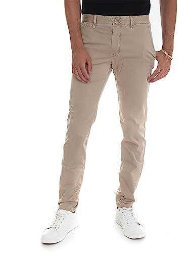 Tommy Hilfiger Spodnie męskie Bleecker TH Flex Satin Gmd Chino, Beżowy, 33W / 28L