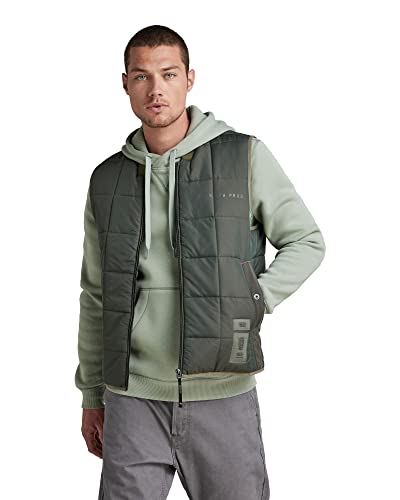 G-STAR RAW Meefic Square pikowana kurtka męska, Zielony (Shadow Olive D20127-c980-b230), XS