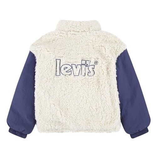 Levi's Kids LVG BOXY FIT SHERPA JKT, Antyczna biel, 14 lat