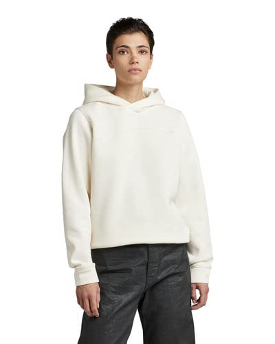 G-STAR RAW Damska bluza z kapturem Thistle Back Graphic Sweats, Biały (Papyrus D22358-a971-d113), M