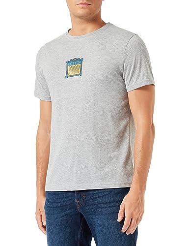 Bona Basics T-shirt męski, szary, S