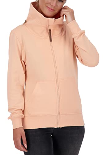 Alife and Kickin VivianaAK A damska bluza z kapturem, morelowa melanż