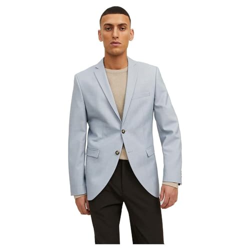 JACK & JONES Męska marynarka JPRFRANCO NOOS kurtka garniturowa, Petrified Oak/Fit: super slim fit, 50, Petrified Oak/Fit: super slim fit, 50