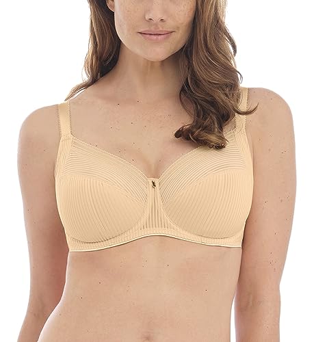 Fantasie Damski biustonosz z fiszbinami Fusion Full Coverage Side Support, Piasek, 80J