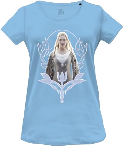 The Lord Of The Rings Wolotrmts003 T-shirt damski, błękitny, M, błękitny, M