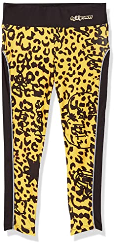 Desigual Legginsy dziewczęce, żółty, 7 Lata