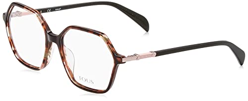 TOUS VTOB31 Okulary, Shiny Brown Havana/Opal Pink, 54 damskie, Shiny Brown Havana/Opal Pink, 54