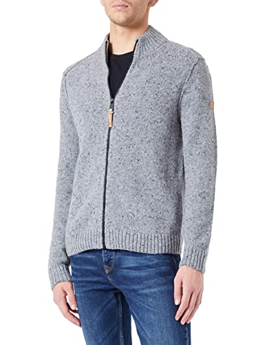camel active Męska kurtka z dzianiny 409525/8K37, Stone Gray, 6XL